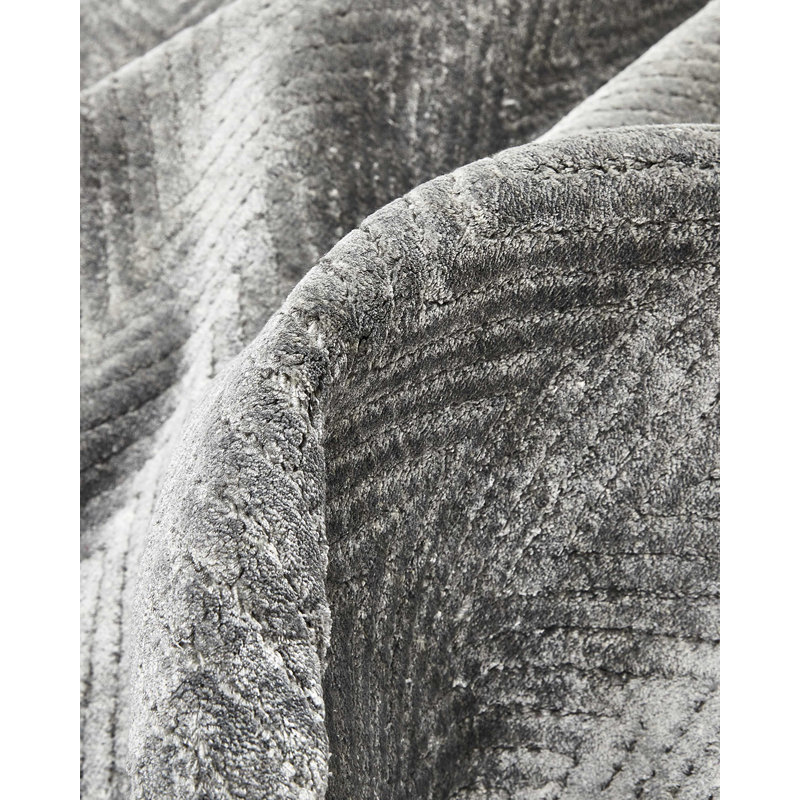 Chevelle Area Rug in Charcoal, Rectangle 5' x 8'