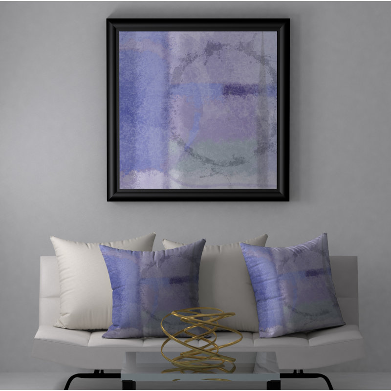 Housse de coussin décorative carrée et insert, 20 po X 20 po