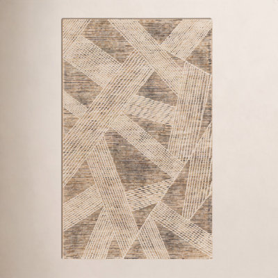 Hand-Tufted Abstract Wool Rug
