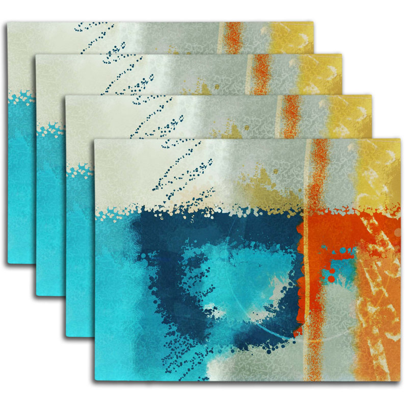 Napperon abstrait en polyester