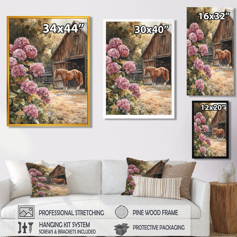 Durell - art mural floral, Reproduction encadrée d'une seule photo, Noir, noir, noir, noir, H 20 po x l 12 po