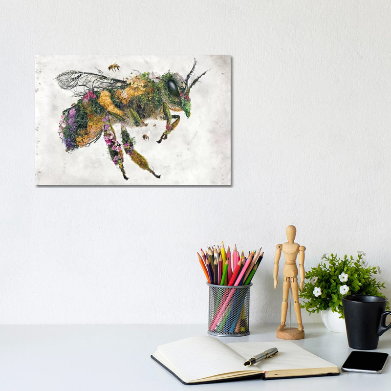 Must Bee The Honey by Barrett Biggers - Wrapped Canvas Print, 20.32 cm H x 30.48 cm W