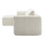 3 Seater Chenille Sofa-126642883