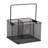 Mind Reader Utensil Holder, Silverware Organizer, Caddy, Kitchen, Metal, 7"L x 7"W x 5"H, 2-Pack