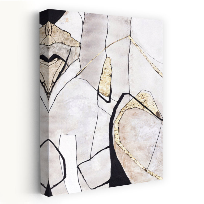 Art naturel abstrait de formes naturelles, H 48 po x l 32 po