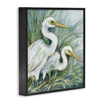 Herons Habitat, estampe numérique, design par Susan Winget