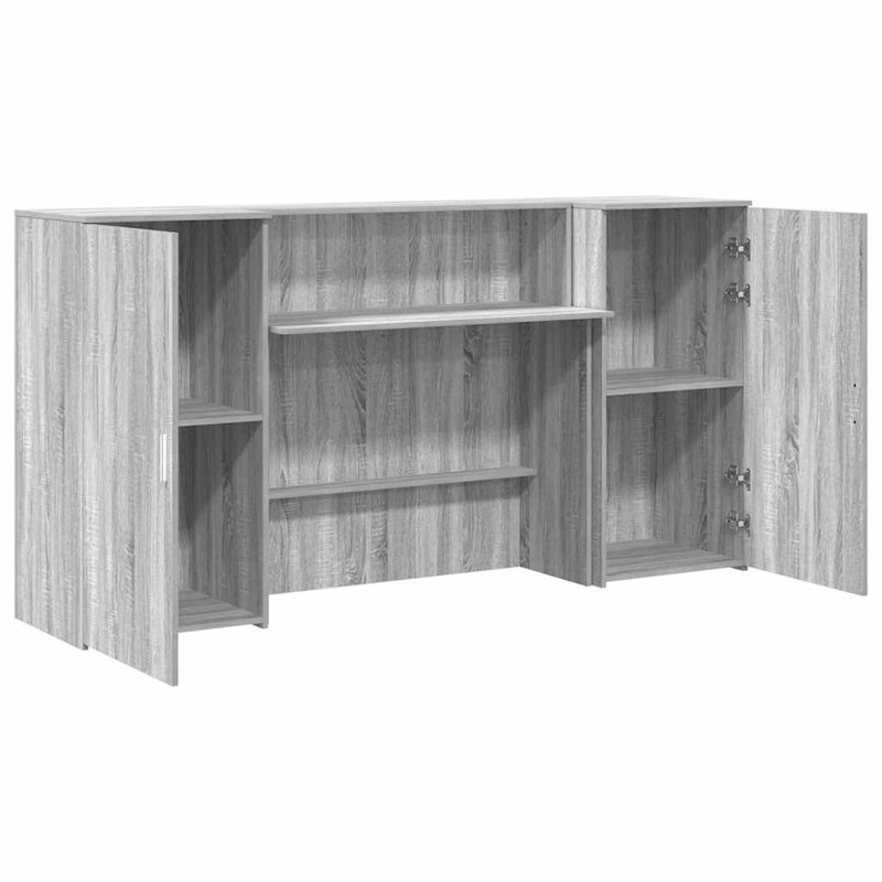 Baki Standing Desk, Grey Sonoma, 103.5cm H x 200cm W x 50cm D