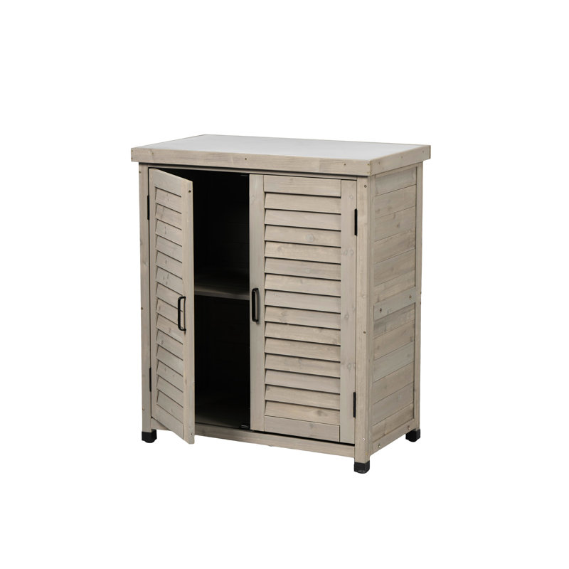 Banc de rempotage gris 31 po x 17 po x 36 po avec table en métal et beaucoup de rangement - Fabriqué en bois de pruche, Gris