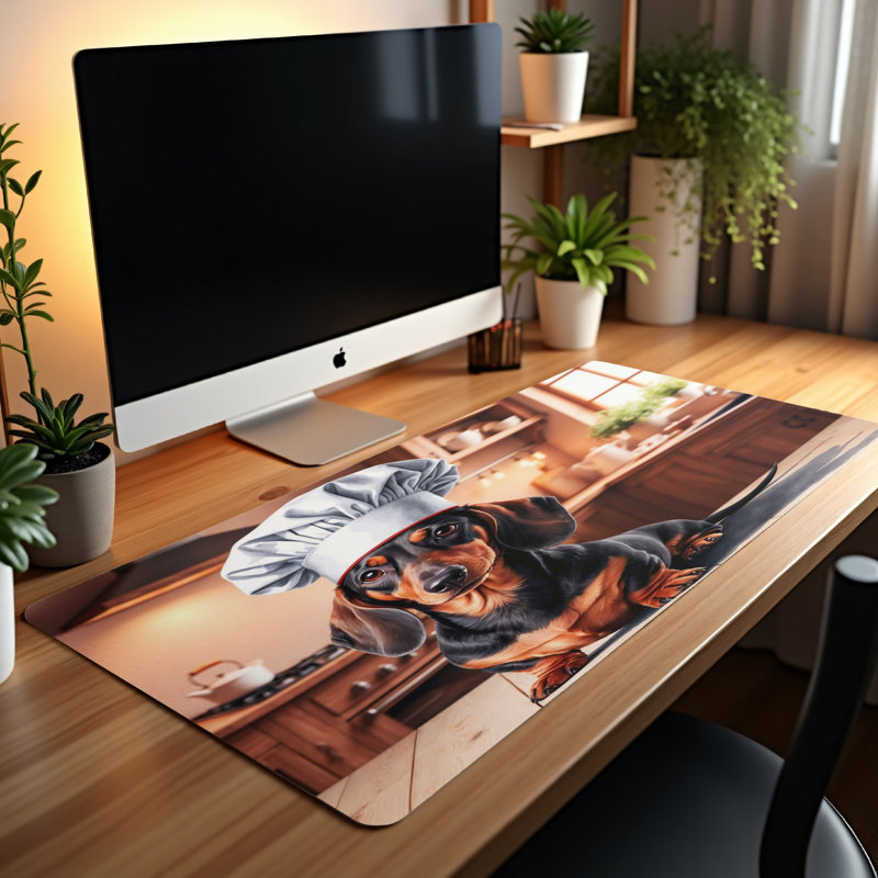 Polyester Desk Pad, 31.5x15.5