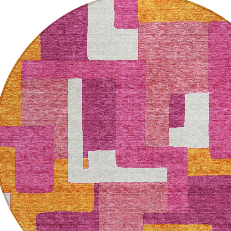 Tapis rond 8 po