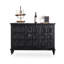 Buffet en bois massif noir