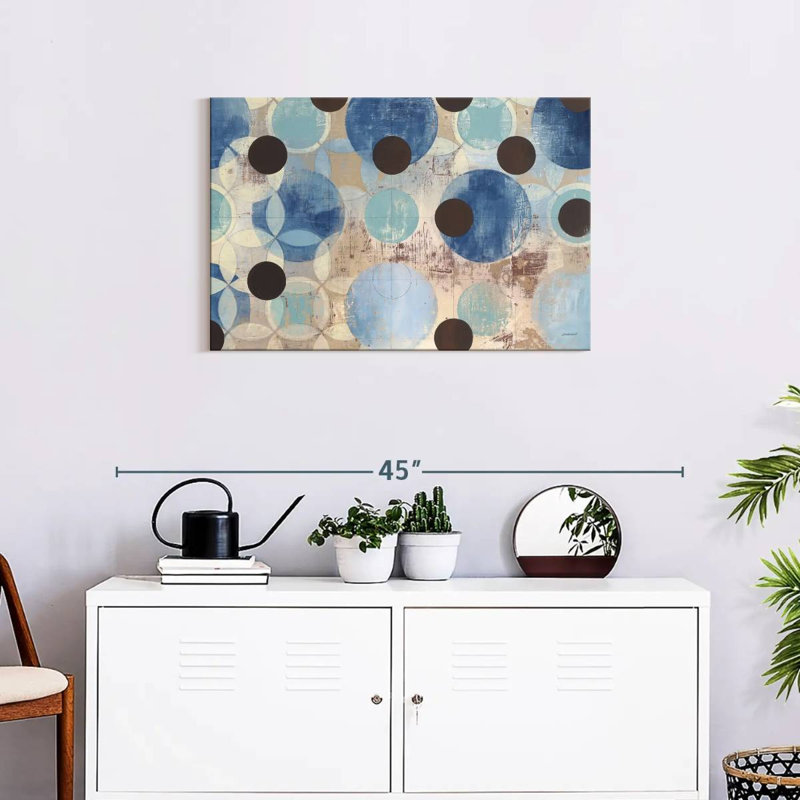 Avery Blue Dots, 20" H x 30" W