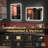 LED Black Framed Bathroom Vanity Mirror, Illuminated Dimmable Anti Fog Makeup Mirror, 3 Color Light-1143493965