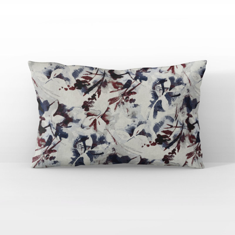 Coussin de luxe Pretty Passion, H 26 po x l 26 po x P 3 po, Rouge / Mauve, Oreiller européen