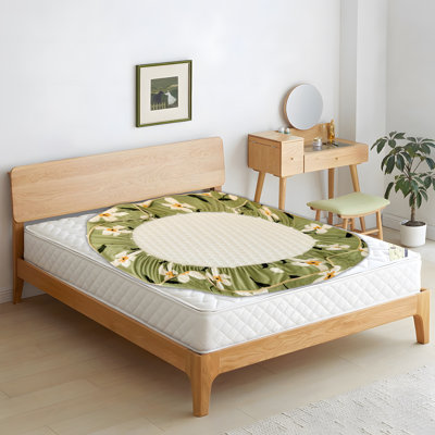 Milk Velvet Flower Fitted Sheet