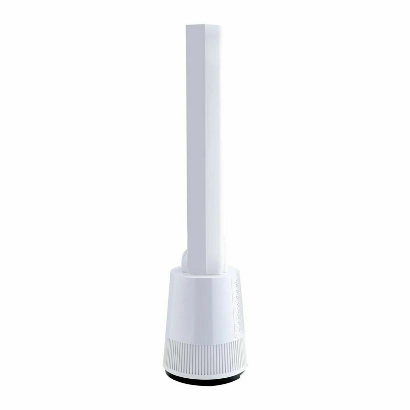Simple Deluxe 38 Inch Tower Fan, 3 Speeds & 15 Hours Timer, 45  Oscillating Bladeless Fan, With Remote Control, Air Circulator Fan For Room, White