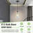 Glass Teardrop Pendant Light-1331326426