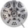 5" Round 5-Function Filtered Adjustable Spray Shower Head