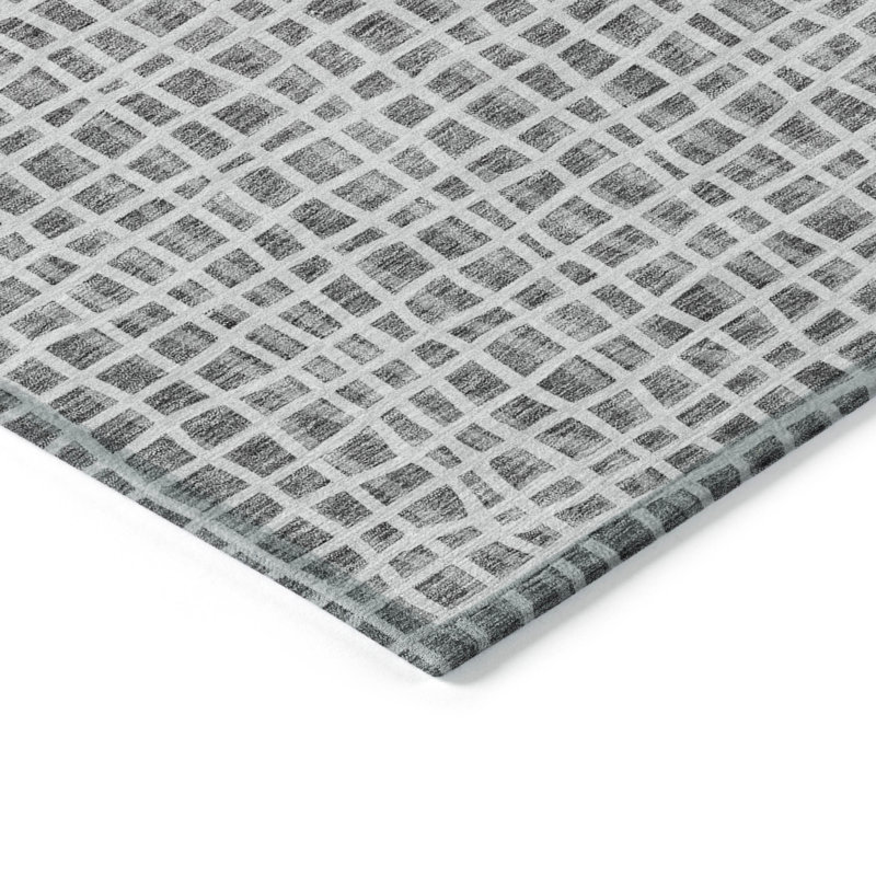  Tapis d'entrée / extérieur antidérapant Finck, Rectangle 1 pi 8 po x 2 pi 6 po