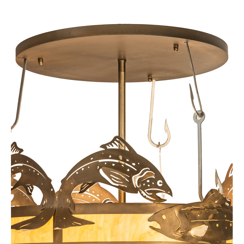 18 - Light Dimmable Tiered Chandelier