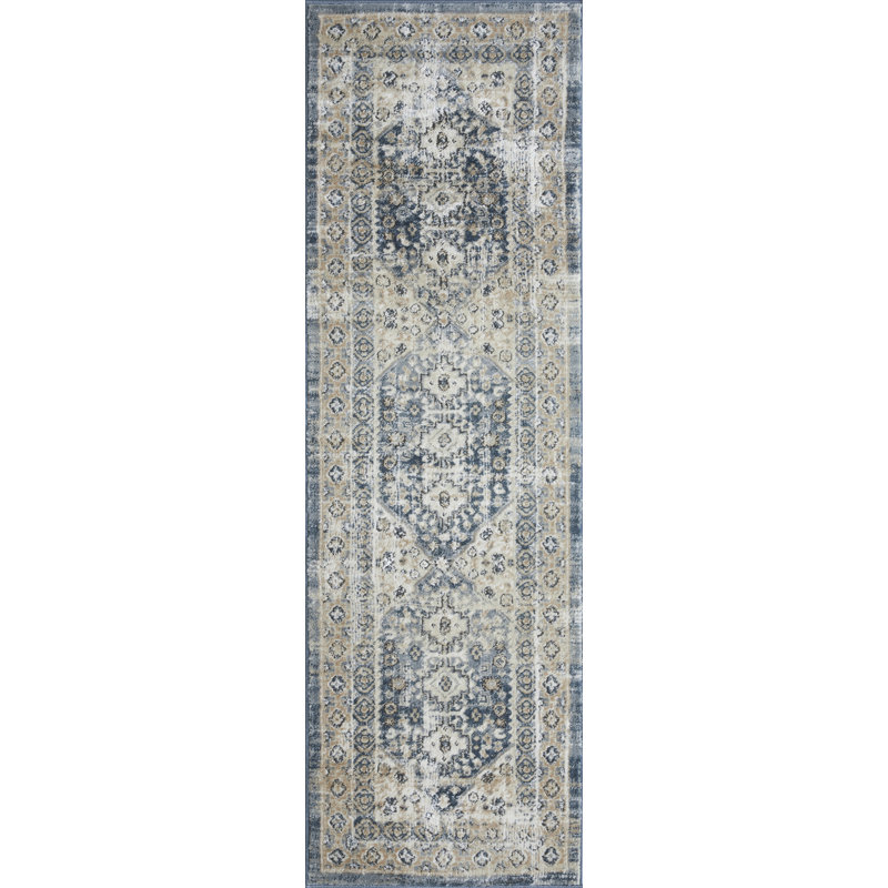 Aldolivio Oriental Indoor Rug, Runner 2' x 6'7"