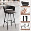 Tabouret de comptoir pivotant moderne avec design tissé-2006566761-2006566762