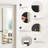 16" X 50" Adjustable Height Over The Door Full Length Mirror, Hanging Mirror With Shatterproof Tempered Glass And Aluminum Alloy Frame For Bedroom, Bathroom, Dorm, Or Living Room, Gold-10870223-10870210