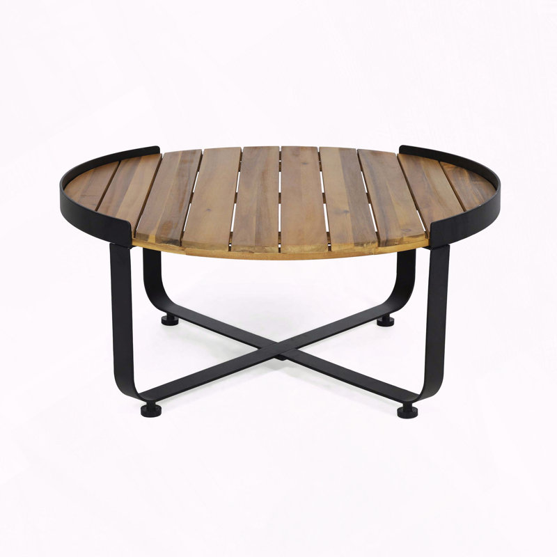 Isaac Powder-Coated Metal Frame Coffee Table