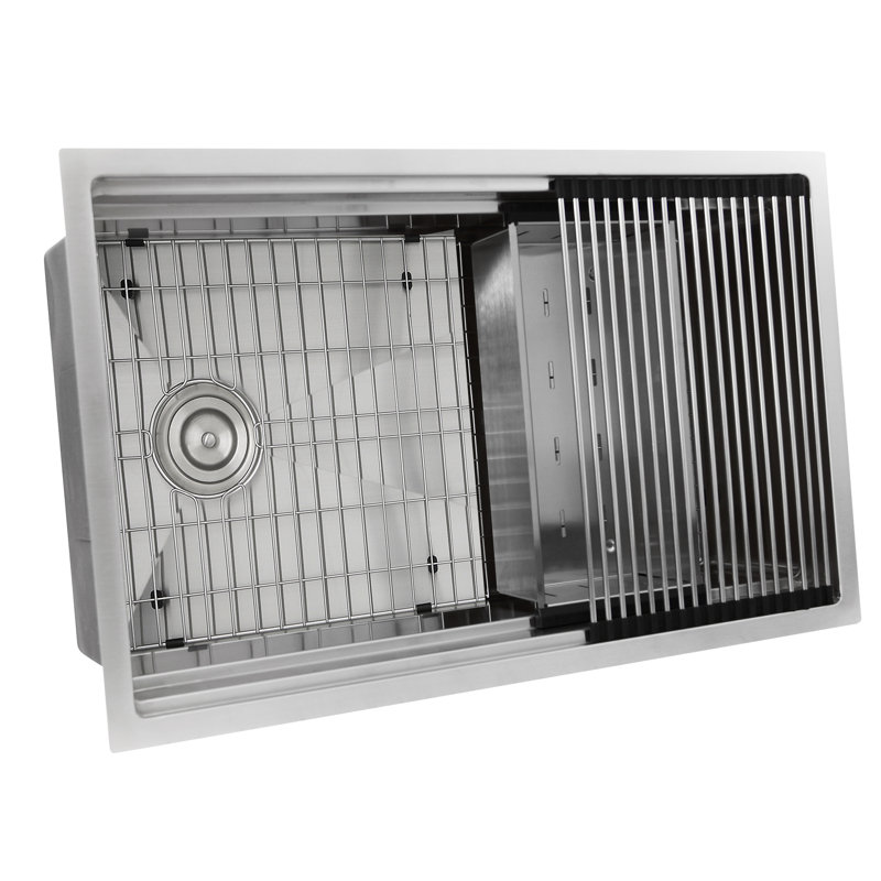 Pro Series 32'' L Stainless Steel Single Basin Kitchen Sink