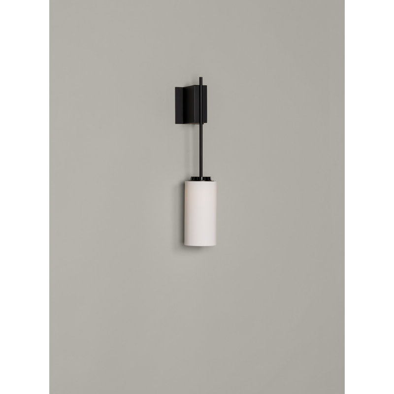 Aluminum LED Armed Sconce, Frosted