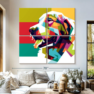Brampt Abstract Golden Retriever