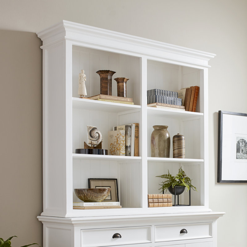 Halifax Bridie 6 Shelves-Top Buffet Hutch Unit 53.15" H x 57.09" W