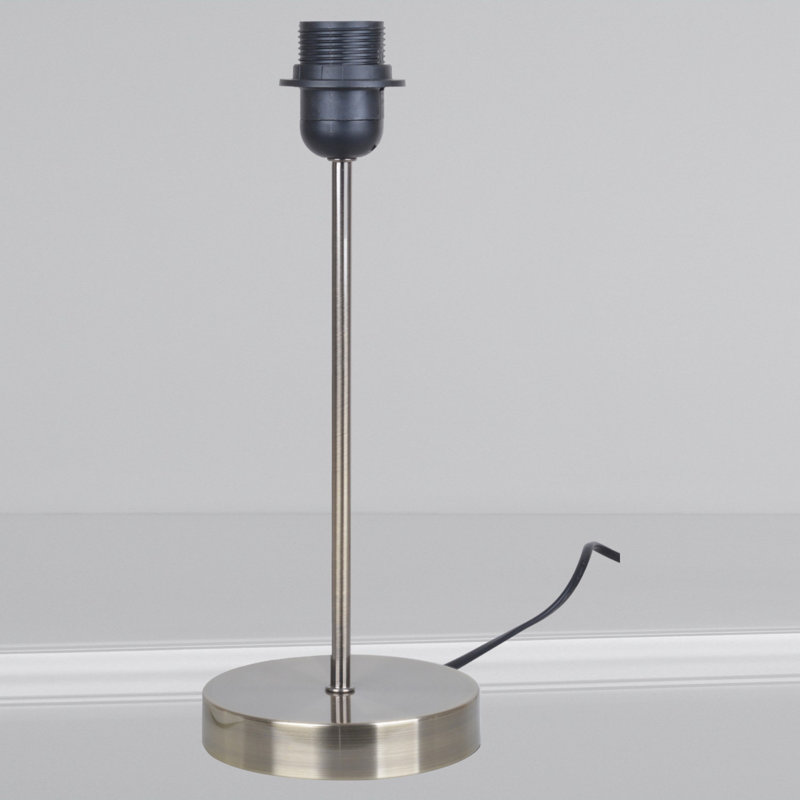 Pifer Metal Lamp Base Lamp, Brass Chrome