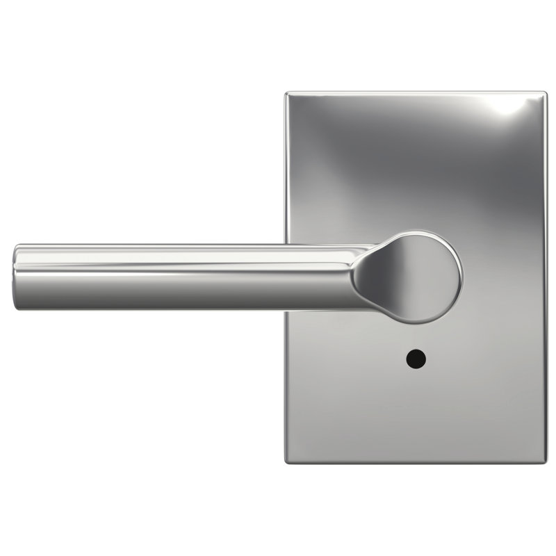 Custom Broadway Non-Turning Lever with Century Trim, Bright Chrome