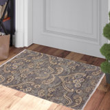 Belton One-of-a-Kind 2'2" x 3' Area Rug in Blue/Beige/Black