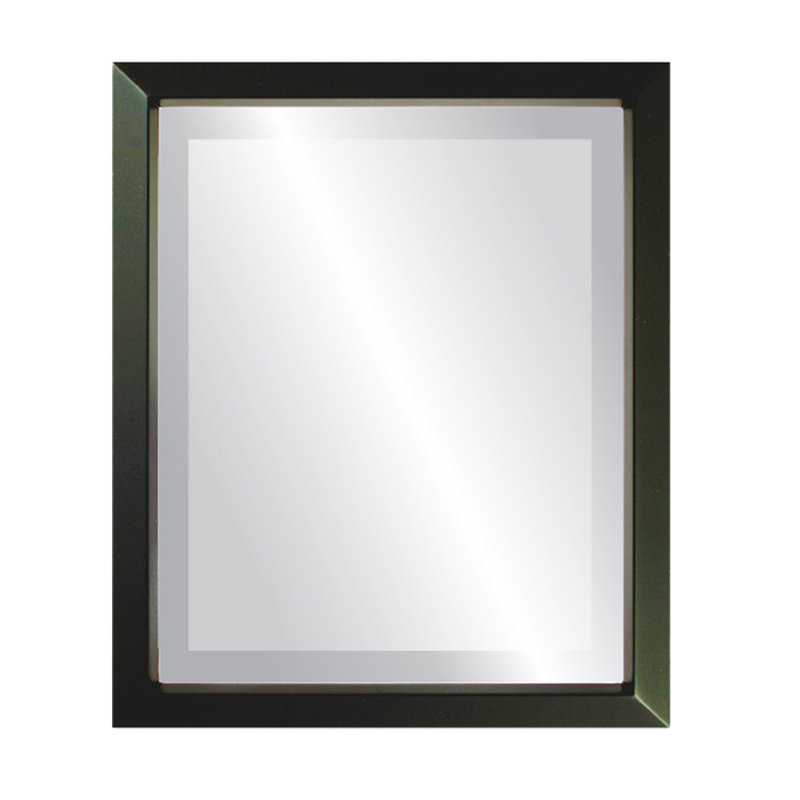 Gatica Rectangle Mirror, 26" x 20", Matte Black