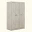 Armoire à 3 portes avec tablettes