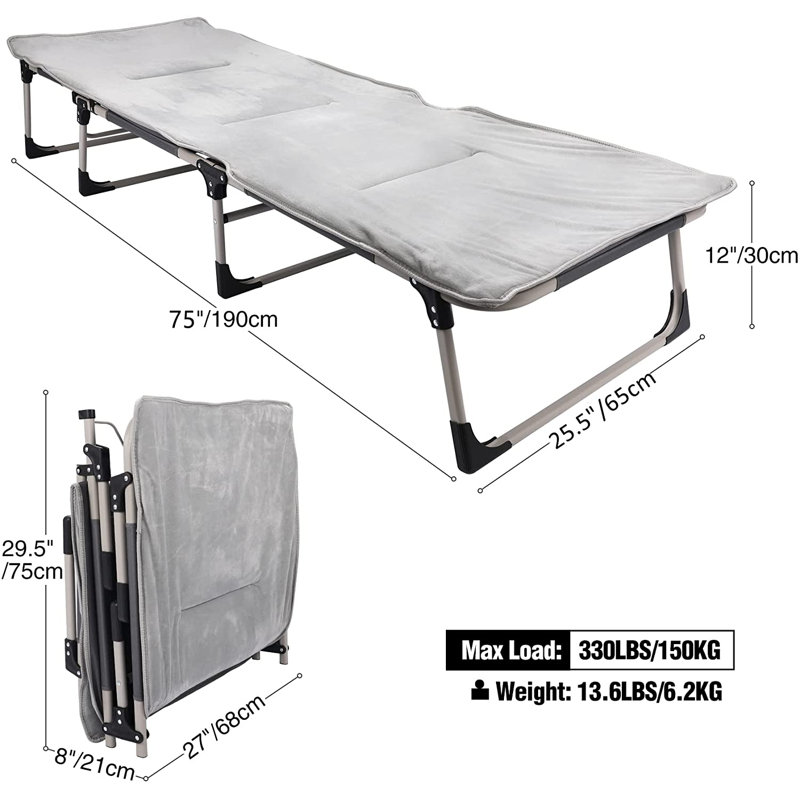 Chaise longue inclinable 4 positions