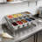Stainless Steel Spice Rack with Adjustable Racks
