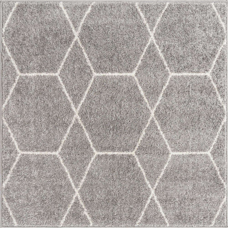 Tellaro Abstract Indoor Rug, Square 3'
