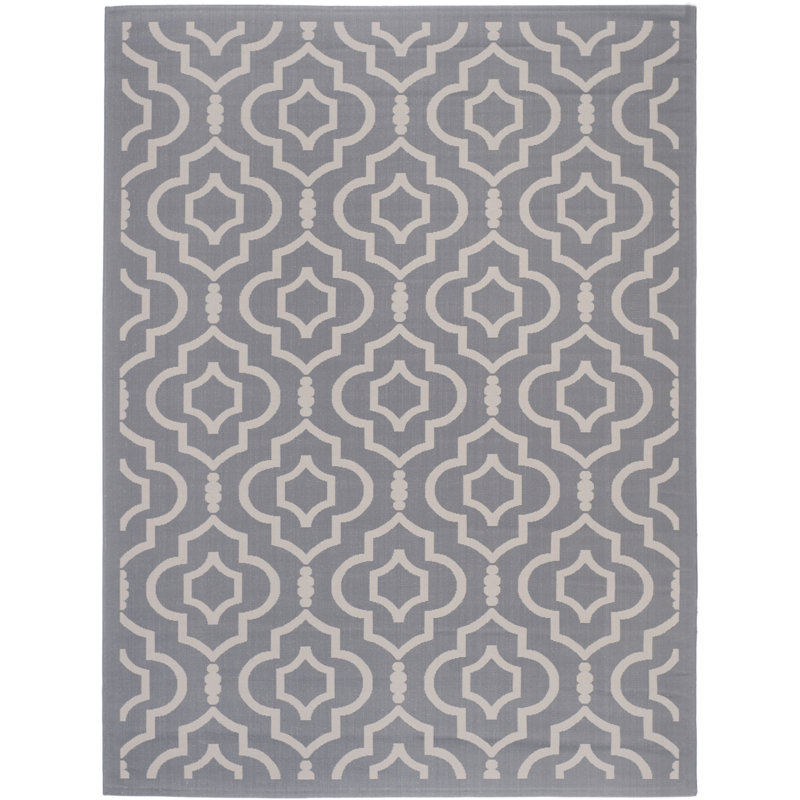 Herefordshire Performance Geometric Indoor/Outdoor Area Rug, Rectangle 5'3" x 7'7"