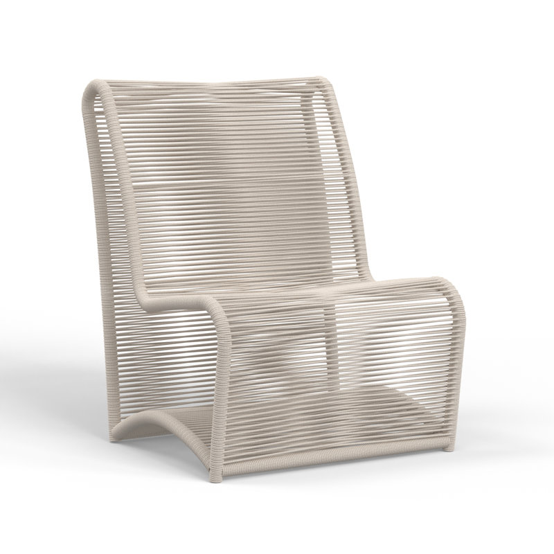 Bazaar Teak Outdoor Armless Lounge Chair