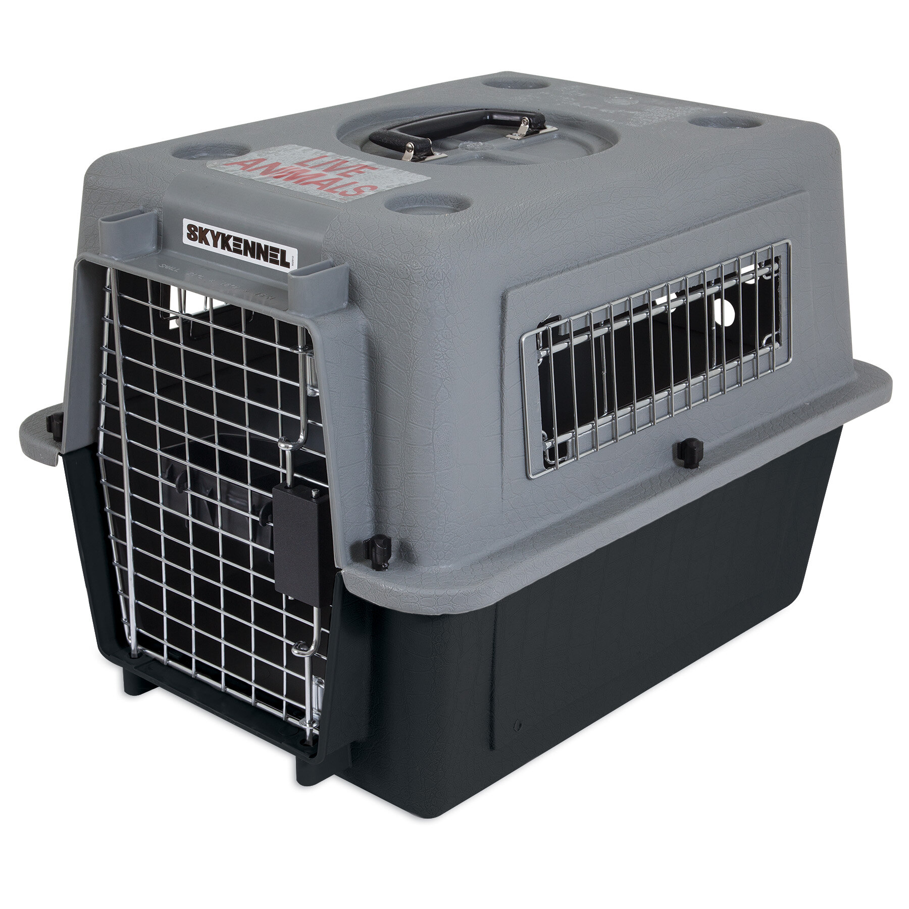 Pet Carrier And Crate 27 - Premium Foldable Design - 360 Degree  Ventilation And Hard Plastic Wall Protection