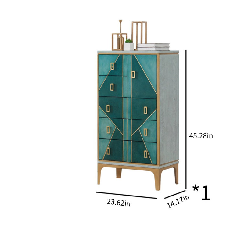 Armoire d'appoint multifonctionnelle en bois massif à grande capacité