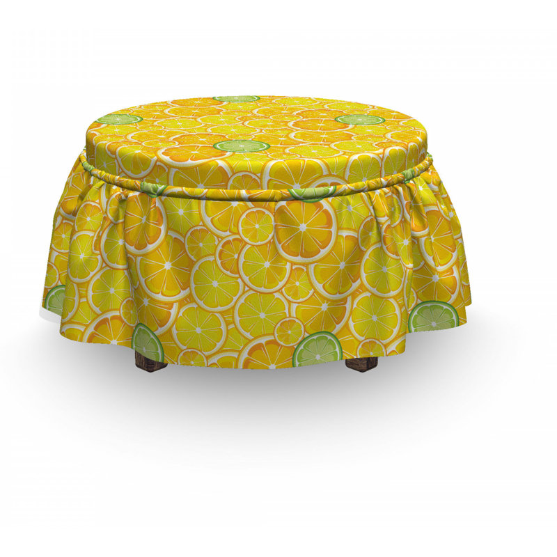 Box Cushion Ottoman Slipcover