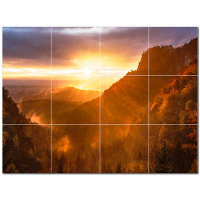 Panneau décoratif en céramique satinée 6 po x 6 po