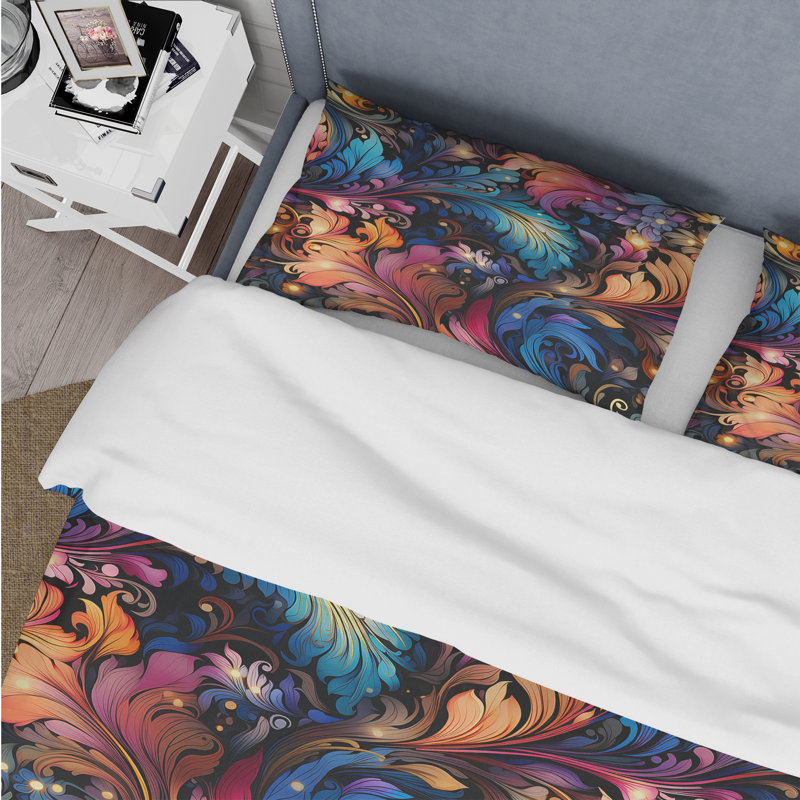 Ensemble de housse de couette Mystic Flair, Housse de couette pour très grand lit et 2 très