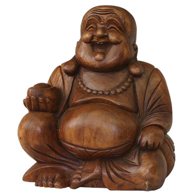 Weather Resistant Wood Garden Statue