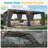 12×20Ft Pergola With Curtains & Netting, Dark Gray