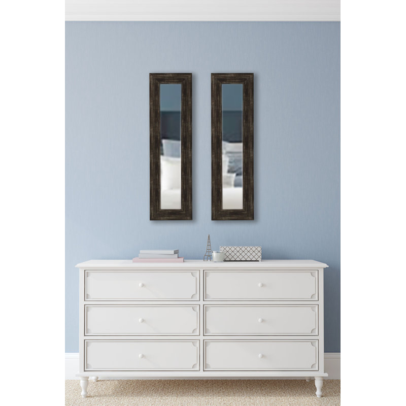Flat Wall Mirror, 25.5" H x 9.5" W